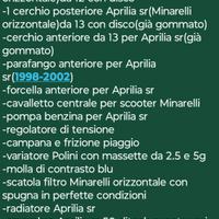 ricambi Minarelli orizzontale/piaggio LEGGI BENE