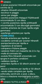 ricambi Minarelli orizzontale/piaggio LEGGI BENE