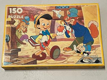 PUZZLE CLEMENTONI PINOCCHIO 150 pz anni '90