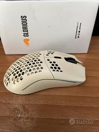 Mouse Gaming Wireless Glorious Model O - Bianco