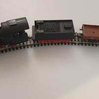 Lima trenini H0 convoglio con locomotiva a Vapore.