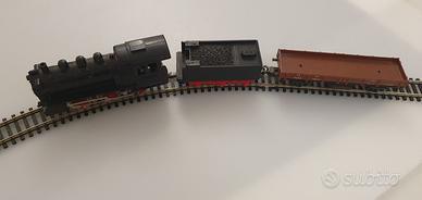 Lima trenini H0 convoglio con locomotiva a Vapore.