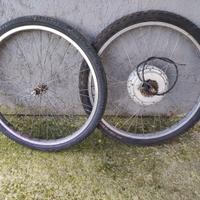 ruote elettriche bici 24