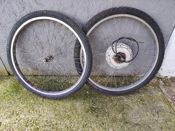 ruote elettriche bici 24