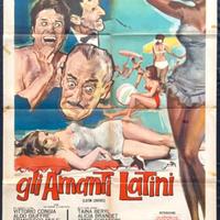 MANIFESTO CINEMA GLI AMANTI LATINI