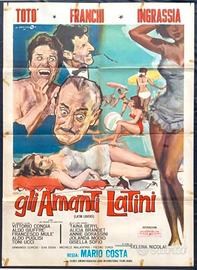 MANIFESTO CINEMA GLI AMANTI LATINI