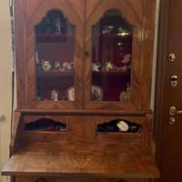 SECRETAIRE CON INTAGLI LEGNO DI ROSE