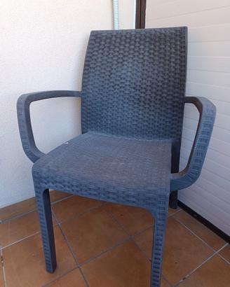 Sedia per esterno balconi terrazze giardino