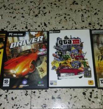 Giochi PC GTA3, Driver3 e Driver Parallel Lines