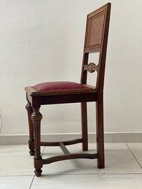 Sedia antica in stile francese