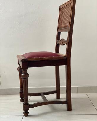 Sedia antica in stile francese