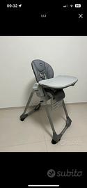 2 seggioloni chicco casa + viaggio