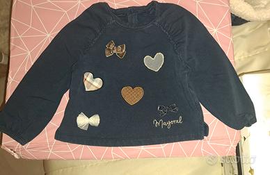 felpa mayoral bimba 18 mesi