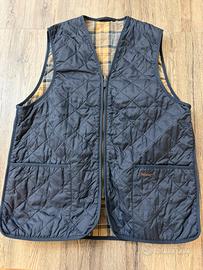 Gilet Barbour blu quilted waistcoat