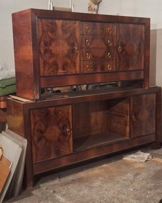 2 Credenze con specchio - Art Decò anni ’40
