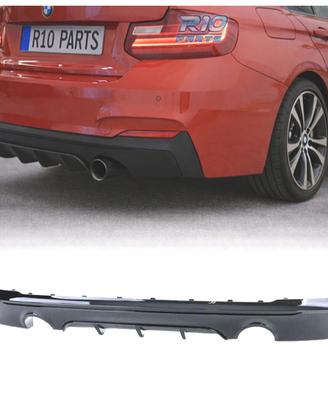 DIFFUSORE BMW F22 F23 LOOK M PERFORMANCE NERO LUCI
