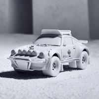 Hot Wheels Eroded Porsche Safari 911