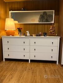 Cassettiera Ikea bianca Hemnes