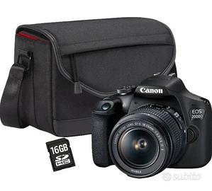 Canon EOS 2000D + EF-S 18-55mm DC III Kit Completo