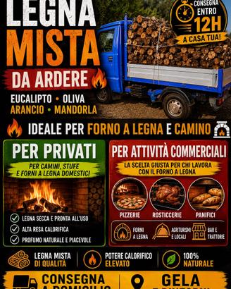 Legna mista da ardere