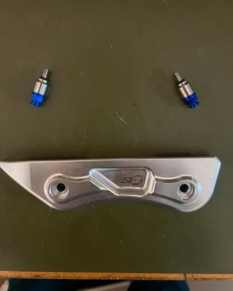 Chain guide protector S3 + sfiati forcelle KYB