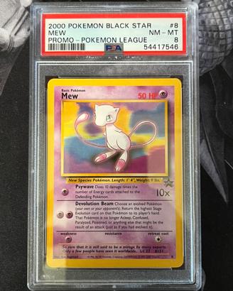 Mew PSA 8 Black Star Promo