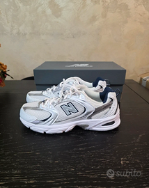 New Balance 530 White Silver Navy 40