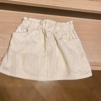 Gonna velluto Zara bambina