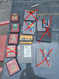 videogioco vintage Nintendo e atari