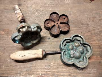 Stampi antichi per pelle e tessuto vintage