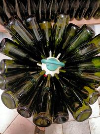 scolabottiglie con 100 bottiglie 