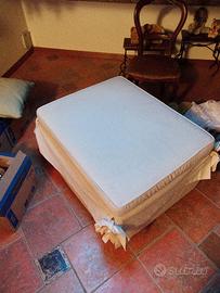 pouff poltrona letto bianco doghe