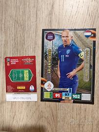 carta collezionabile ARJEN ROBBEN world Cup 2018