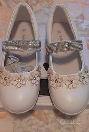 Ballerine bambina bianche nuove