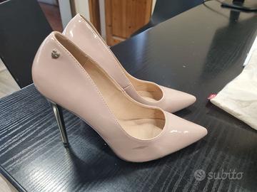 scarpe motivi nr 40 rosa cipria tacco 12