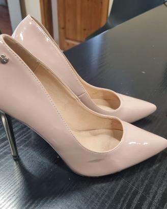 scarpe motivi nr 40 rosa cipria tacco 12