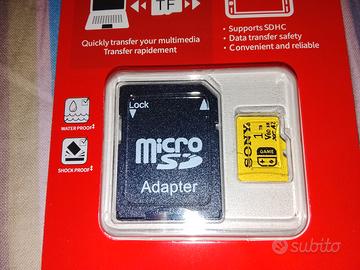 Memoria MicroSD 1TB nuova con SD adapter 