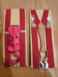 bretelle con e senza papillon