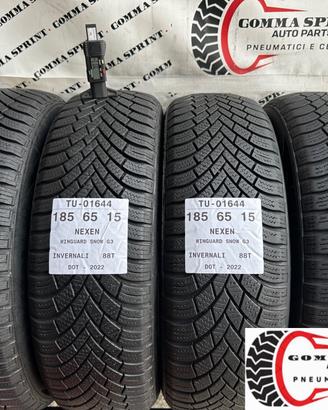 4 PNEUMATICI 185/65 R15 NEXEN INVERNALI