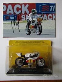 Modellino Yamaha G. agostini  +foto cm 19x12,5