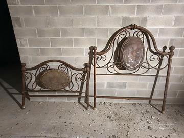 Testiera letto in ferro