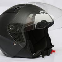 Casco moto Jet Mds G240 Mono Nero Opaco
