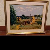 quadro ricamato a mano 