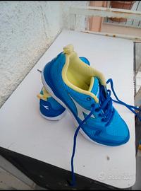 👟 Diadora Running Blu & Giallo – Taglia EU 39 / U