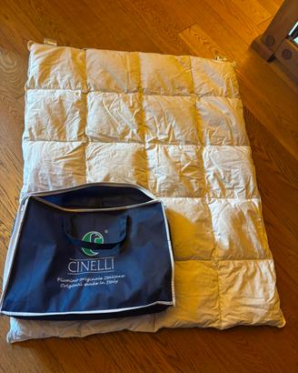 Piumino per lettino bimbo/bimba vero piuma d’oca