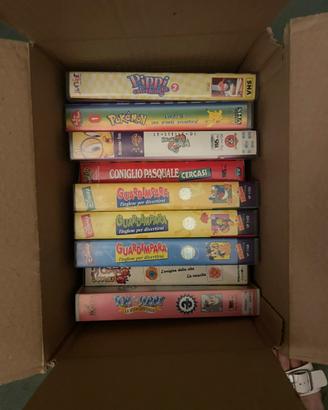 Lotto 11 Vhs cartoni anni 90