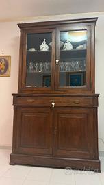 Credenza/Vetrina in legno massello stile classico