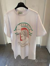 Maglietta nuova con etichetta casablanca bianca L