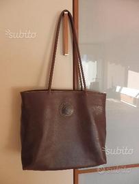 Borsa in pelle marrone