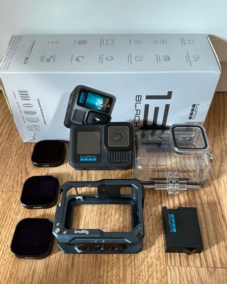 GoPro hero 13 nuova + cage + filtri nd + care